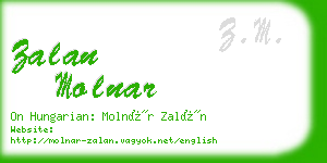 zalan molnar business card